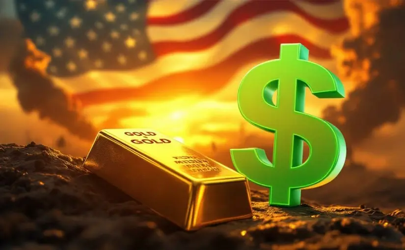 Gold Slips as Dollar Holds Highs Ahead of US Inflation Data